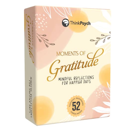 ThinkPsych® Moments of Gratitude Daily Question for Mindfulness & Self-Reflection Set